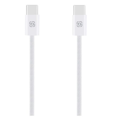 OBAL:ME USB-C-USB-C szövet kábel, 60W, PD, 1m, fehér