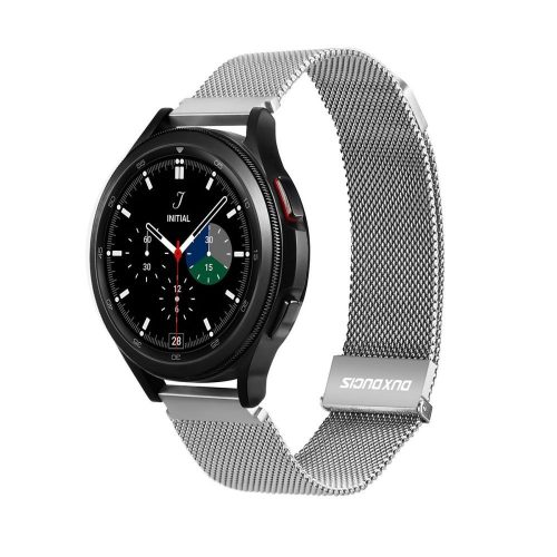 Dux Ducis Apple Watch 42/44/45mm milánói szíj, platina