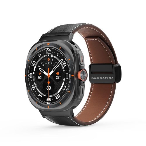 Dux Ducis YA 47mm bőr szíj, fekete