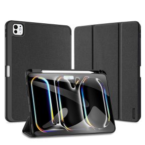   Dux Ducis Domo  iPad Pro 11 (2024) kihajtható tok pencil tartóval, fekete