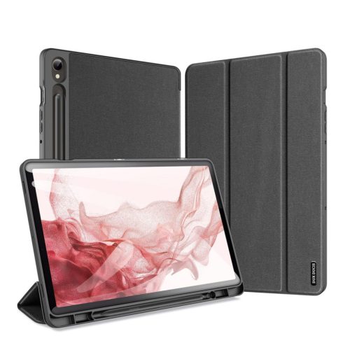 Dux Ducis Domo Samsung Tab S9 kihajtható tok pencil tartóval, fekete