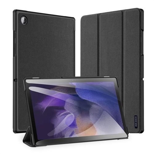 Dux Ducis Domo Samsung Galaxy Tab A8 2021 kihajtható tok pencil tartóval, fekete