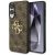Guess Big 4G Logo Classic Logo Samsung Galaxy S25 Edge kemény hátlap tok, barna