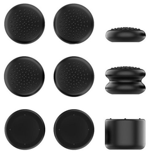 iPega SW2026B Nintendo Switch 2 analog thumb grip szett JoyCon kontrollerhez, fekete (6db)