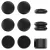 iPega SW2026B Nintendo Switch 2 analog thumb grip szett JoyCon kontrollerhez, fekete (6db)