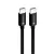 FORCELL F-ENERGY C338 USB-C-USB-C adatkábel, PD, 3A, QC4.0, 60W, 2m, fekete