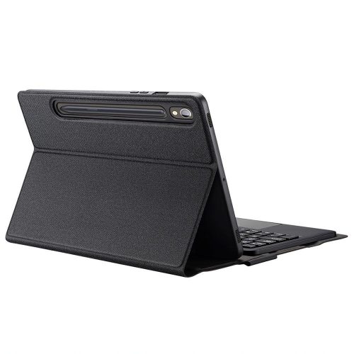 Dux Ducis TK Samsung Tab S9 FE/S10 FE kihajtható tok vezeték nélküli billentyűzettel, fekete