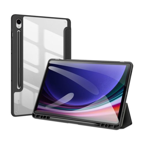 Dux Ducis Toby Samsung Tab S9 FE/S10 FE kihajtható tok pencil tartóval, fekete