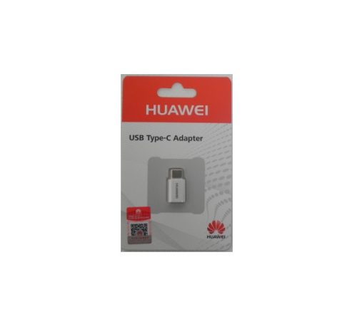 Huawei AP52 microUSB - Type-C adapter, fehér, gyári, ECO csomagolásban