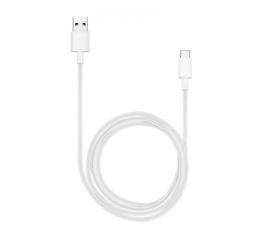 Huawei HL1289 USB / USB-C töltő- és adatkábel ECO csomagolásban, 1m, fehér