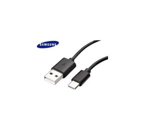 Samsung EP-DW700CBE kompatiblis Type-C adatkábel, 1,5m, fekete, gyári ECO csomagolásban