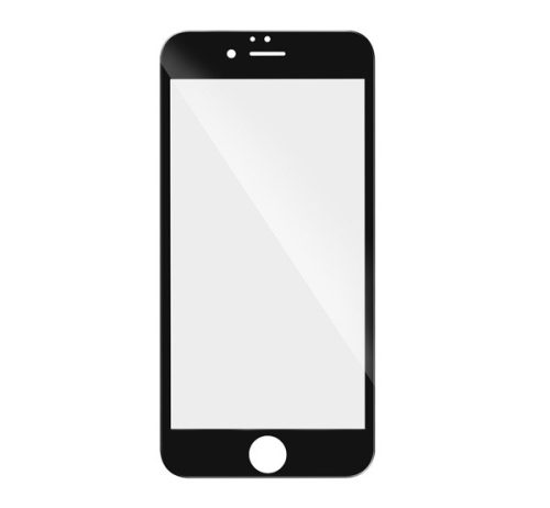 Apple iPhone 6/6S, 5D Full Glue hajlított tempered glass kijelzővédő üvegfólia, fekete