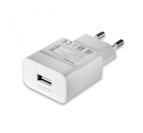 Huawei HW-050100E01W hálozati töltő adapter USB, 5V/1A, ECO csomagolásban, 5W, fehér