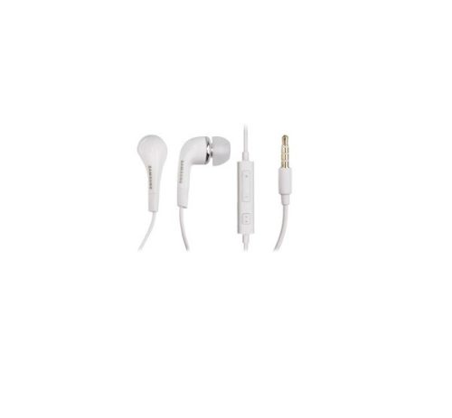 Samsung EHS64AVFWE sztereó headset, 3,5 jack, felvevőgombos, hangerőszabályzós, fehér, gyári ECO csomagolásban