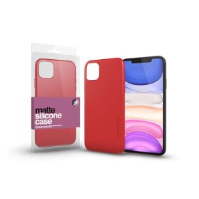   Xprotector matte, ultravékony matt szilikon hátlap tok Apple iPhone 11 Pro, korallpiros