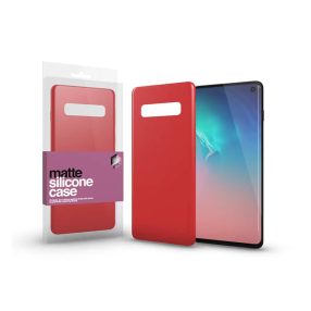   Xprotector Matte ultra vékony szilikon hátlap tok, Samsung G980 Galaxy S20, korallpiros