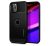 Spigen Rugged Armor Apple iPhone 12 / 12 Pro tok, Matte Black, fekete