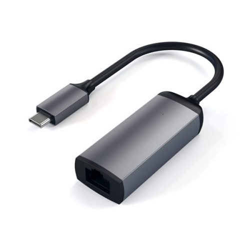 Satechi Aluminum  USB-C - Gigabit Ethernet adapter, szürke