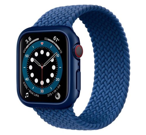 Spigen Thin Fit Apple Watch S4/S5/S6/SE 44mm tok, kék