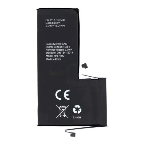 Apple iPhone 11 Pro Max kompatibilis akkumulátor 3969mAh, OEM jellegű, Grade R