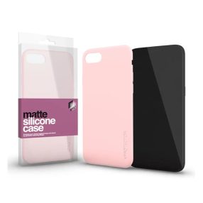   Xprotector Matte ultra vékony szilikon hátlap tok, Samsung Galaxy A72, púderpink