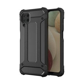 Forcell Armor hátlavédő tok, Samsung Galaxy A12, fekete