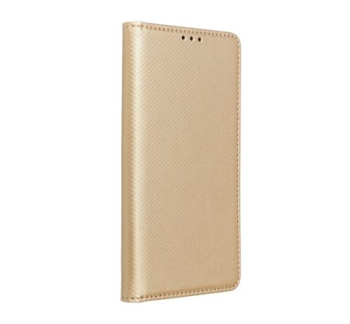 Magnet Samsung Galaxy A22 5G mágneses flip tok, arany