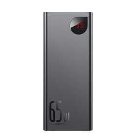   Baseus Adaman Power bank / külső akkumulátor, PD3.0+QC3.0, gyorstöltés, 20000mAh, 65W, fekete