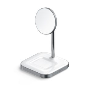 Satechi 2-in-1 AirPods, iPhone töltő dokkoló, fehér