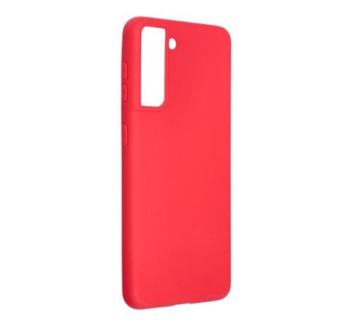 Forcell Soft Samsung Galaxy S21 FE szilikon tok, piros