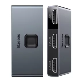 Baseus Matrix kétirányú HDMI Switcher, szürke