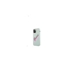  Guess Silicone Vintage Fuschia Script Apple iPhone 12 Pro Max hátlap tok, kék