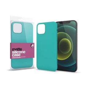   Xprotector Matte ultra vékony szilikon hátlap tok, Apple iPhone 13 Pro Max, mentazöld