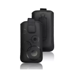   Forcell Deko univerzális tok, XXL (Apple iPhone 13/13 Pro), fekete