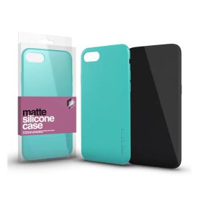   Xprotector Matte ultra vékony szilikon hátlap tok, Samsung Galaxy A22 LTE, mentazöld