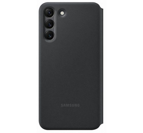 Samsung Galaxy S22+ LED View Cover, gyári flip tok, fekete, EF-NS906PB