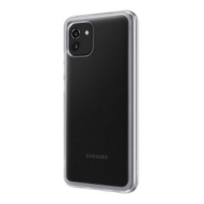   Samsung Galaxy A03 Soft Clear gyári szilikon tok, átlátszó, EF-QA036TT