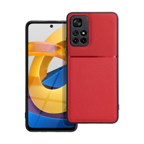 Forcell Noble hátlap tok, Xiaomi Poco M4 Pro 5G, piros