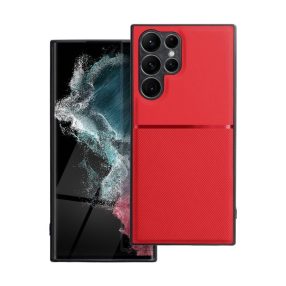 Forcell Noble hátlap tok, Samsung Galaxy S22 Ultra, piros