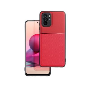   Forcell Noble hátlap tok, Xiaomi Redmi Note 10 Pro/Redmi Note 10 Pro Max, piros