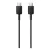 Samsung EP-DN975BBE kompatibilis USB-C / USB-C töltő- és adatkábel, 1m, 5A, fekete, Eco csomagolás