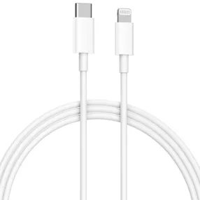   Xiaomi Mi Type-C - Lightning adatkábel, 1m, fehér, Eco csomagolás