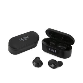   Guess 5H Classic Logo True Wireless bluetooth headset, fekete