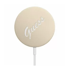   Guess Vintage Magsafe vezeték nélküli wireless gyorstöltő 15W, arany