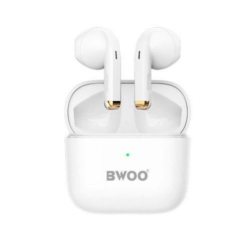 Bwoo BW66 True Wireless bluetooth headset, fehér