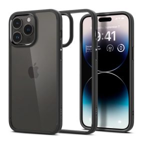   Spigen Ultra Hybrid Apple iPhone 14 Pro Max tok, Matte Black, fekete