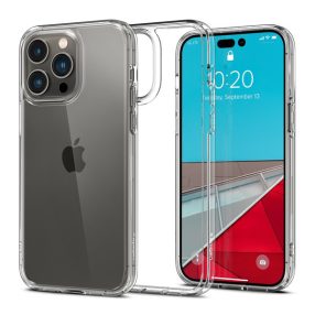   Spigen Ultra Hybrid Apple iPhone 14 Pro Max tok, Crystal Clear, átlátszó