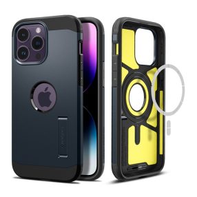  Spigen Tough Armor MagFit Apple iPhone 14 Pro Max tok, Metal Slate, MagSafe, sötétkék