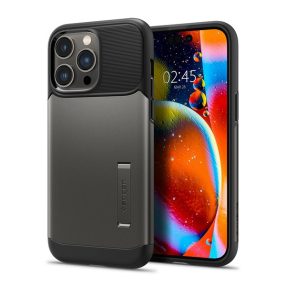   Spigen Slim Armor Apple iPhone 14 Pro Max tok, Gunmetal, szürke