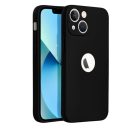 Forcell Soft szilikon hátlap tok Apple iPhone 14, fekete